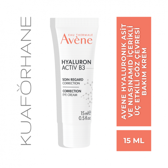 AVENE HYALURONIK ASİT VE NIASINAMID İÇERİKLİ ÜÇ ETKİLİ GÖZ ÇEVRESİ BAKIM KREMİ 15 ML