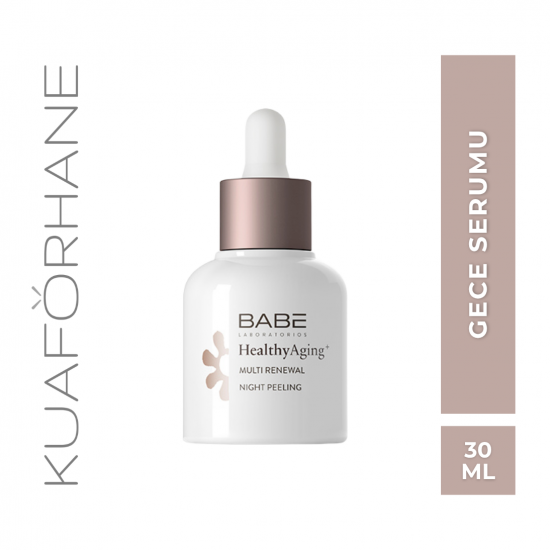 BABE HEALTHYAGING+MULTI RENEWAL NIGHT PEELING YENİLEYİCİ GECE SERUMU 30 ML 