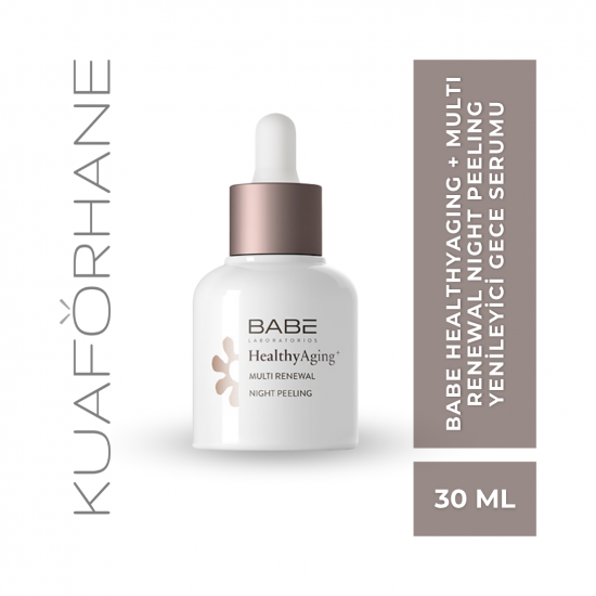 BABE HEALTHYAGING + MULTI RENEWAL NIGHT PEELING YENİLEYİCİ GECE SERUMU 30 ML 