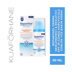 BEPANTHOL DERMA  NEMLENDİRİCİ VE BESLEYİCİ  YÜZ BAKIM KREMİ SPF25 50 ML