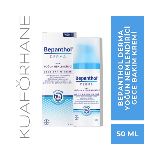 BEPANTHOL DERMA YOĞUN NEMLENDİRİCİ GECE BAKIM KREMİ 50 ML