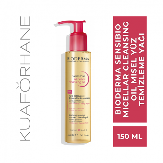 BIODERMA SENSIBIO MICELLAR CLEANSING OIL MISEL YÜZ TEMİZLEME YAĞI 150 ML