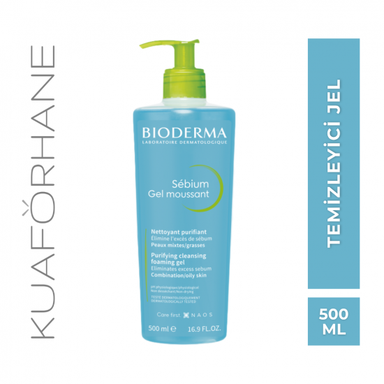 BIODERMA SEBIUM FOAMING TEMİZLEYİCİ JEL 500 ML