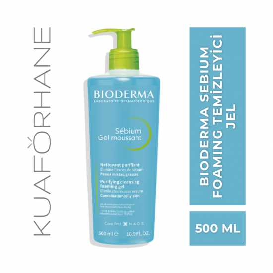 BIODERMA SEBIUM FOAMING TEMİZLEYİCİ JEL 500 ML
