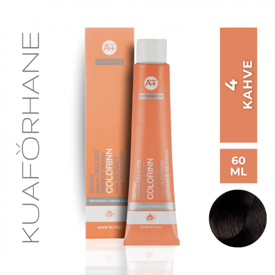 COLORINN PROFESSİONAL TÜP SAÇ BOYASI 60 ML 4 KAHVE