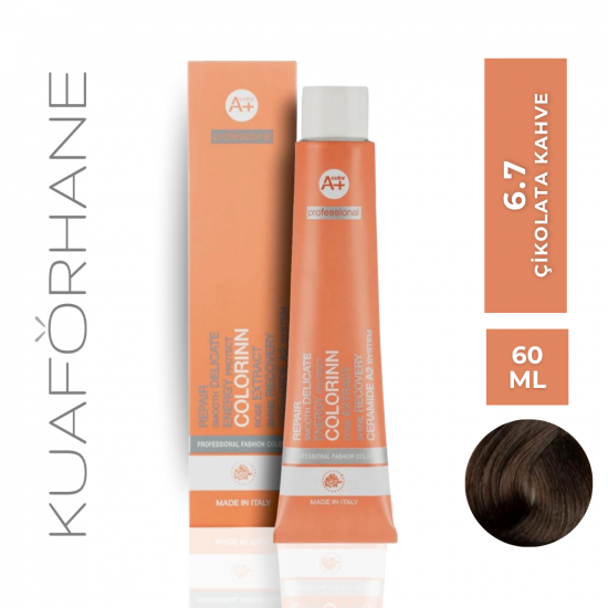 COLORINN PROFESSİONAL TÜP SAÇ BOYASI 60 ML 6.7 ÇİKOLATA KAHVE