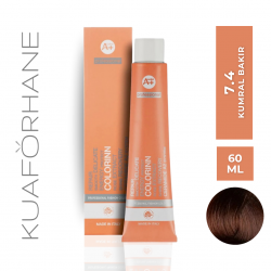 COLORINN PROFESSİONAL TÜP SAÇ BOYASI 60 ML 7.4 KUMRAL BAKIR