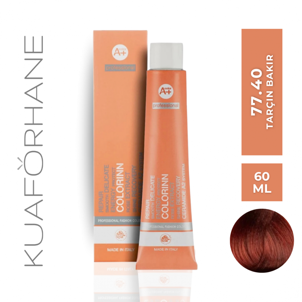 COLORINN PROFESSİONAL TÜP SAÇ BOYASI 60 ML 77.40 TARÇIN BAKIR