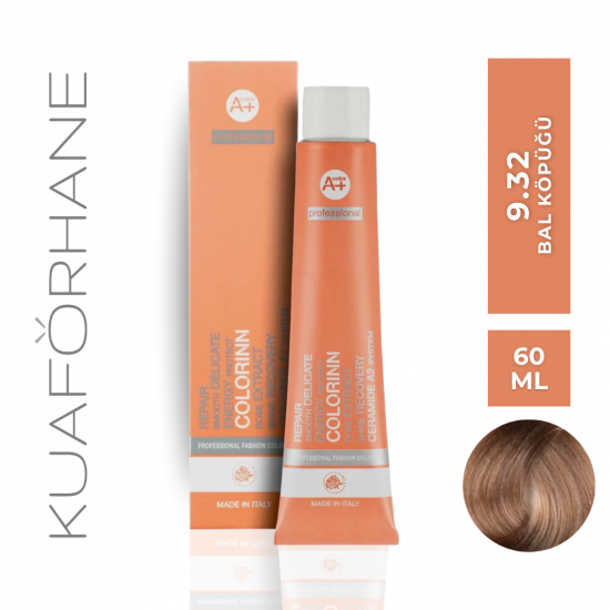 COLORINN PROFESSİONAL TÜP SAÇ BOYASI 60 ML 9.32 BAL KÖPÜĞÜ