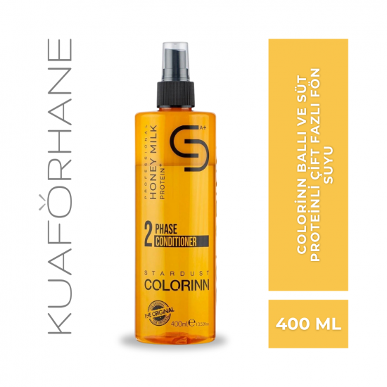 COLORINN BALLI VE SÜT PROTEİNLİ ÇİFT FAZLI FÖN SUYU 400 ML