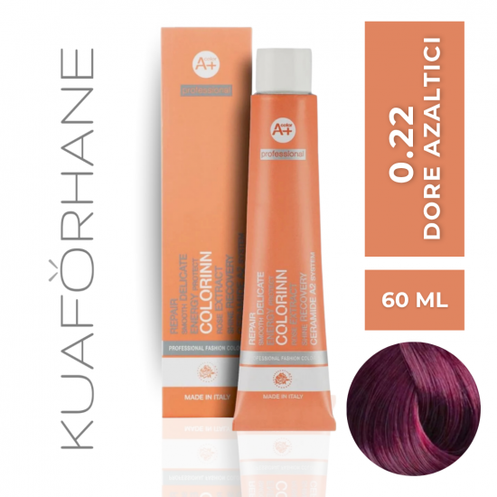 COLORINN PROFESSİONAL TÜP SAÇ BOYASI 60 ML 0.22 DORE AZALTICI
