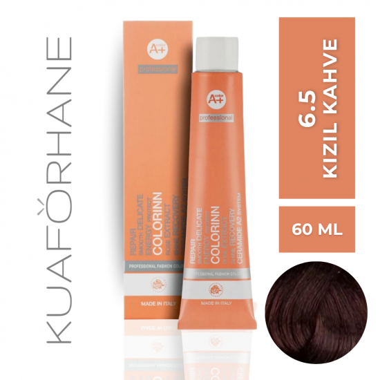 COLORINN PROFESSİONAL TÜP SAÇ BOYASI 60 ML 6.5 KIZIL KAHVE