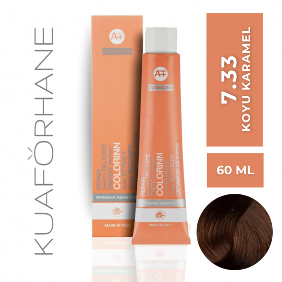 COLORINN PROFESSİONAL TÜP SAÇ BOYASI 60 ML 7.33 KOYU KARAMEL