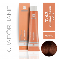 COLORINN PROFESSİONAL TÜP SAÇ BOYASI 60 ML 7.43 KUMRAL BAKIR DORE