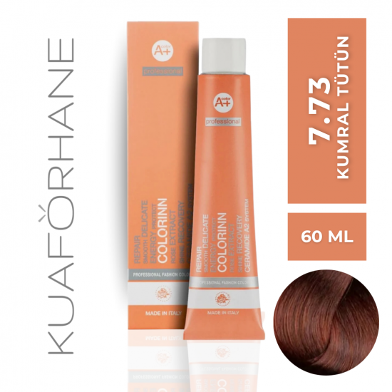 COLORINN PROFESSİONAL TÜP SAÇ BOYASI 60 ML 7.73 KUMRAL TÜTÜN