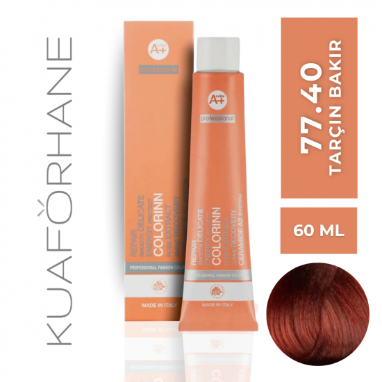 COLORINN PROFESSİONAL TÜP SAÇ BOYASI 60 ML 77.40 TARÇIN BAKIR