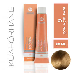 COLORINN PROFESSİONAL TÜP SAÇ BOYASI 60 ML 9 ÇOK AÇIK SARI