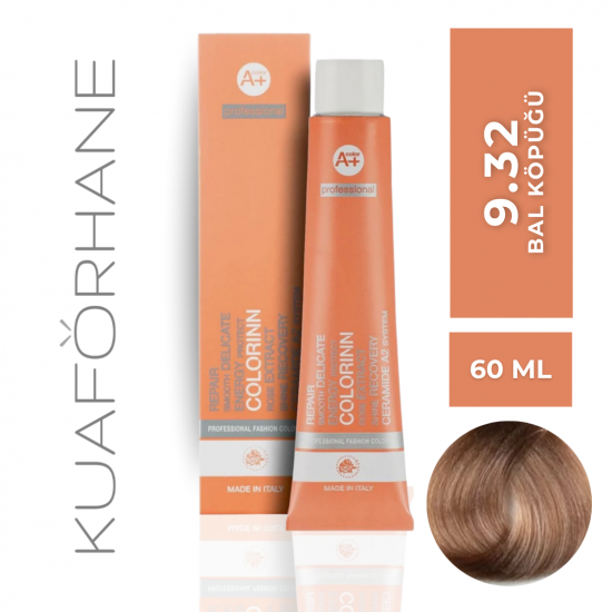 COLORINN PROFESSİONAL TÜP SAÇ BOYASI 60 ML 9.32 BAL KÖPÜĞÜ