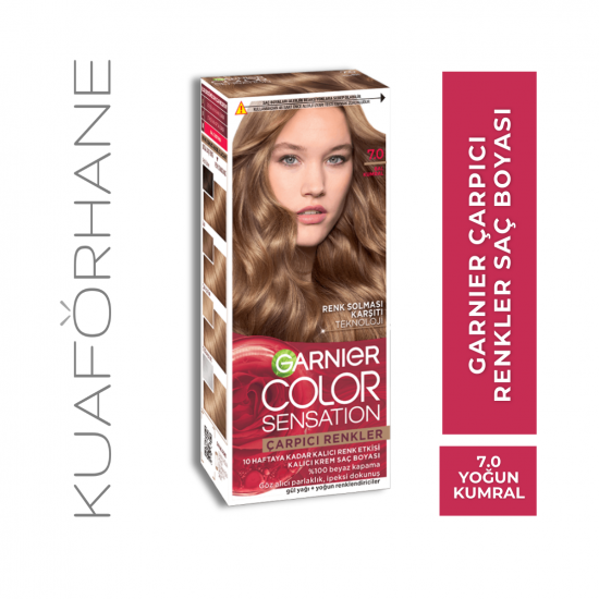 GARNIER ÇARPICI RENKLER SAÇ BOYASI YOĞUN KUMRAL 7.0