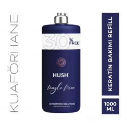 HUSH TANGLE FREE KALICI PÜRÜZSÜZLEŞTİRİCİ ELEKTRİKLENME KARŞITI KERATİN BAKIMI REFİLL 1000 ML