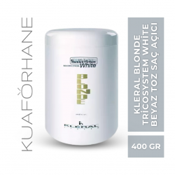 KLERAL BLONDE TRİCOSYSTEM  WHİTE BEYAZ TOZ SAÇ AÇICI 400 GR