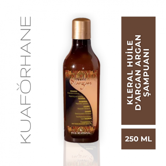 KLERAL HUİLE D'ARGAN  ONARICI VE NEMLENDİRİCİ ARGAN ŞAMPUANI 250 ML
