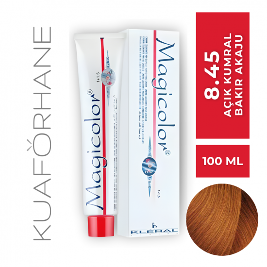 Magicolor KLERAL MAGİCOLOR SAÇ BOYASI 100 ML 8.45 AÇIK KUMRAL BAKIR AKAJU