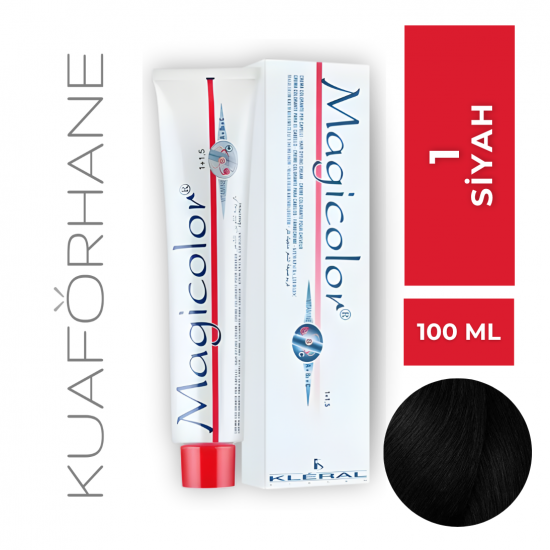 KLERAL MAGİCOLOR SAÇ BOYASI 100 ML 1 SİYAH
