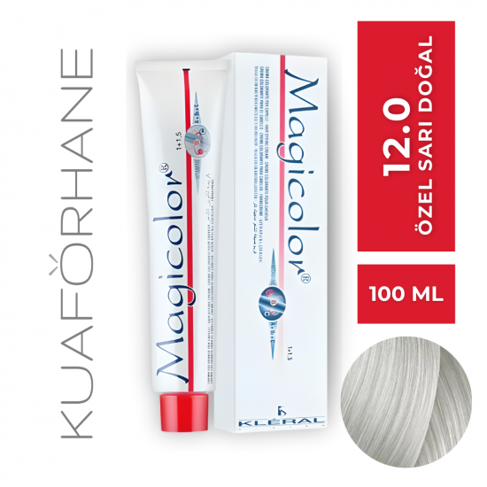 KLERAL MAGİCOLOR SAÇ BOYASI 100 ML 12.0  ÖZEL SARI DOĞAL