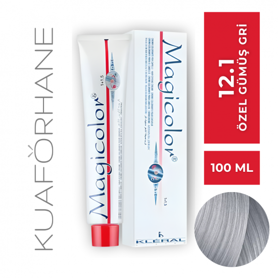 KLERAL MAGİCOLOR SAÇ BOYASI 100 ML 12.1  ÖZEL GÜMÜŞ GRİ