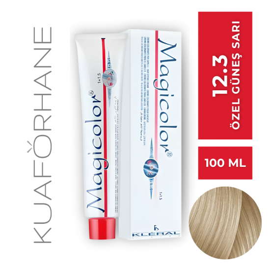 KLERAL MAGİCOLOR SAÇ BOYASI 100 ML 12.3  ÖZEL GÜNEŞ SARI
