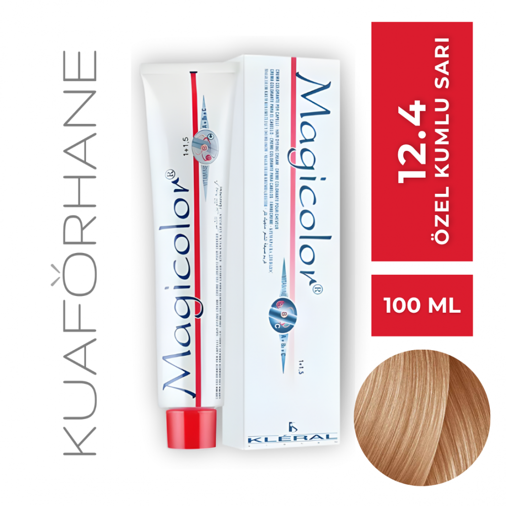 KLERAL MAGİCOLOR SAÇ BOYASI 100 ML 12.4 ÖZEL KUMLU SARI