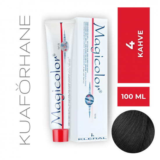 KLERAL MAGİCOLOR SAÇ BOYASI 100 ML 4 KAHVE