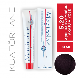 KLERAL MAGİCOLOR SAÇ BOYASI 100 ML 5.20 AÇIK KAHVE YOĞUN AKAJU VİYOLE