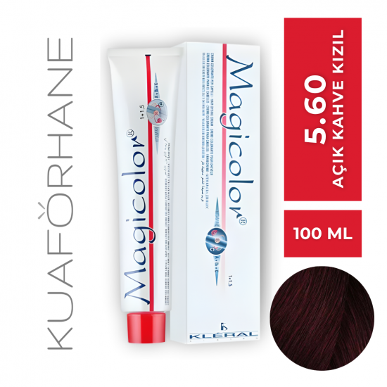 KLERAL MAGİCOLOR SAÇ BOYASI 100 ML 5.60 AÇIK KAHVE KIZIL