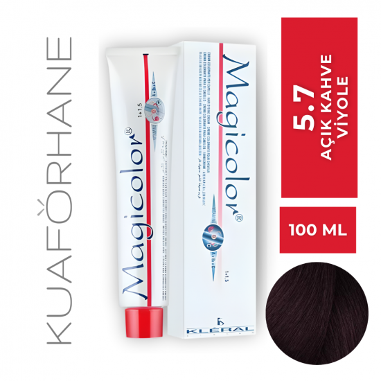 KLERAL MAGİCOLOR SAÇ BOYASI 100 ML 5.7 AÇIK KAHVE VİYOLE