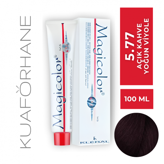 KLERAL MAGİCOLOR SAÇ BOYASI 100 ML 5.77 AÇIK KAHVE YOĞUN VİYOLE