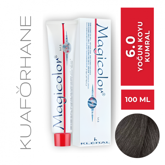 KLERAL MAGİCOLOR SAÇ BOYASI 100 ML 6.0 YOĞUN KOYU KUMRAL