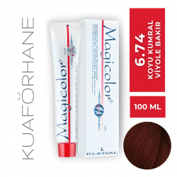 KLERAL MAGİCOLOR SAÇ BOYASI 100 ML  6.74  KOYU KUMRAL VİYOLE BAKIR