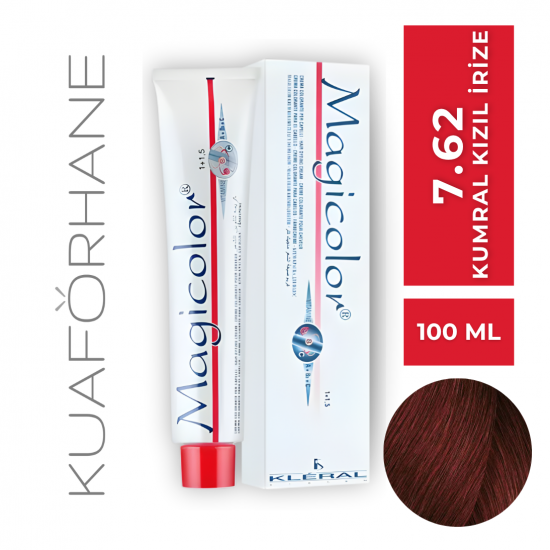 KLERAL MAGİCOLOR SAÇ BOYASI 100 ML 7.62  KUMRAL KIZIL İRİZE
