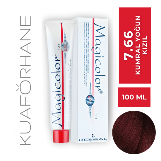 KLERAL MAGİCOLOR SAÇ BOYASI 100 ML 7.66  KUMRAL YOĞUN KIZIL