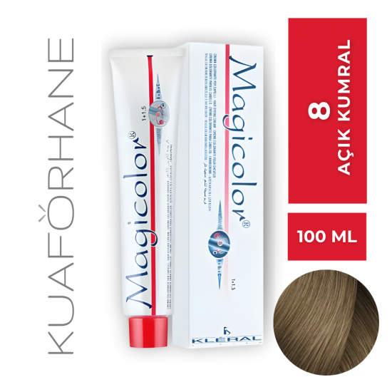 KLERAL MAGİCOLOR SAÇ BOYASI 100 ML 8 AÇIK KUMRAL