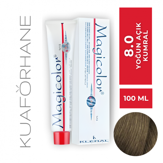 KLERAL MAGİCOLOR SAÇ BOYASI 100 ML 8.0 YOĞUN AÇIK KUMRAL