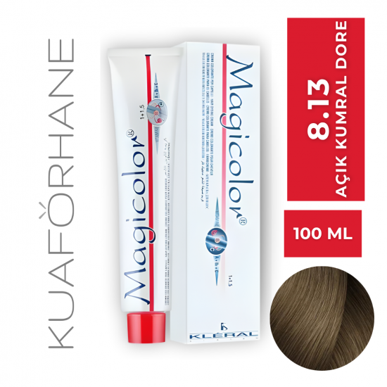 KLERAL MAGİCOLOR SAÇ BOYASI 100 ML  8.13 AÇIK KUMRAL  KÜLLÜ DORE