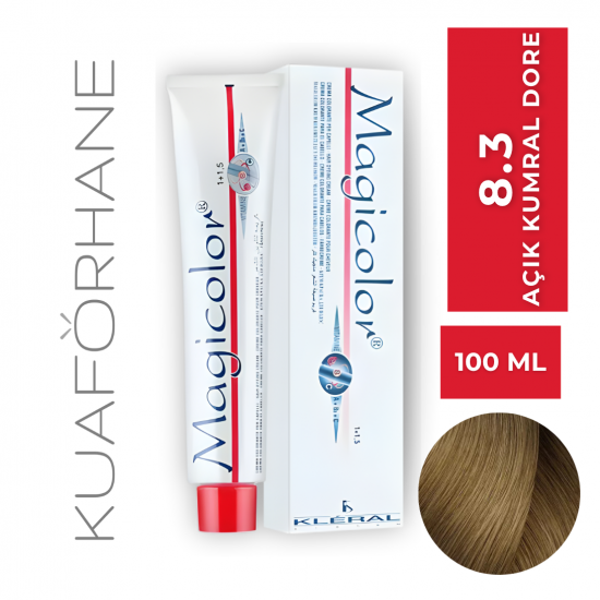 KLERAL MAGİCOLOR SAÇ BOYASI 100 ML  8.3  AÇIK KUMRAL  DORE