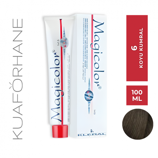 KLERAL MAGİCOLOR SAÇ BOYASI 100 ML 6 KOYU KUMRAL