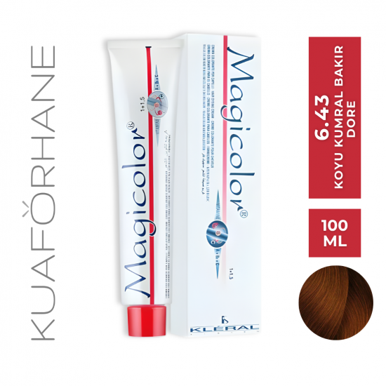 KLERAL MAGİCOLOR SAÇ BOYASI 100 ML 6.43 KOYU KUMRAL BAKIR DORE