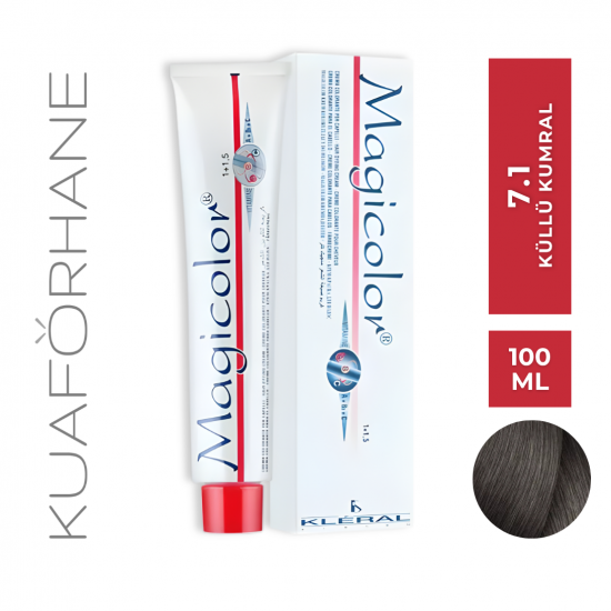 KLERAL MAGİCOLOR SAÇ BOYASI 100 ML 7.1 KUMRAL KÜLLÜ
