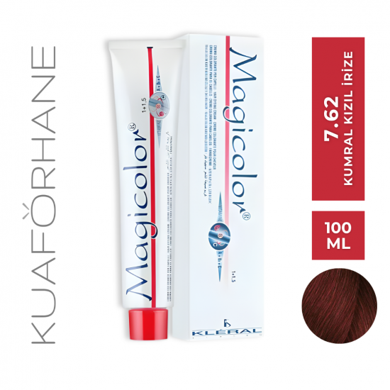 KLERAL MAGİCOLOR SAÇ BOYASI 100 ML 7.62  KUMRAL KIZIL İRİZE