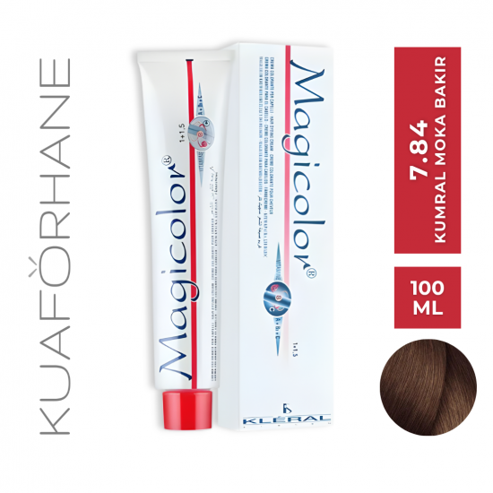 KLERAL MAGİCOLOR SAÇ BOYASI 100 ML 7.84  KUMRAL MOKA BAKIR